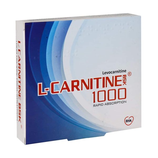ال-کارنیتین 1000 میلی گرم  بی اس کی ویال